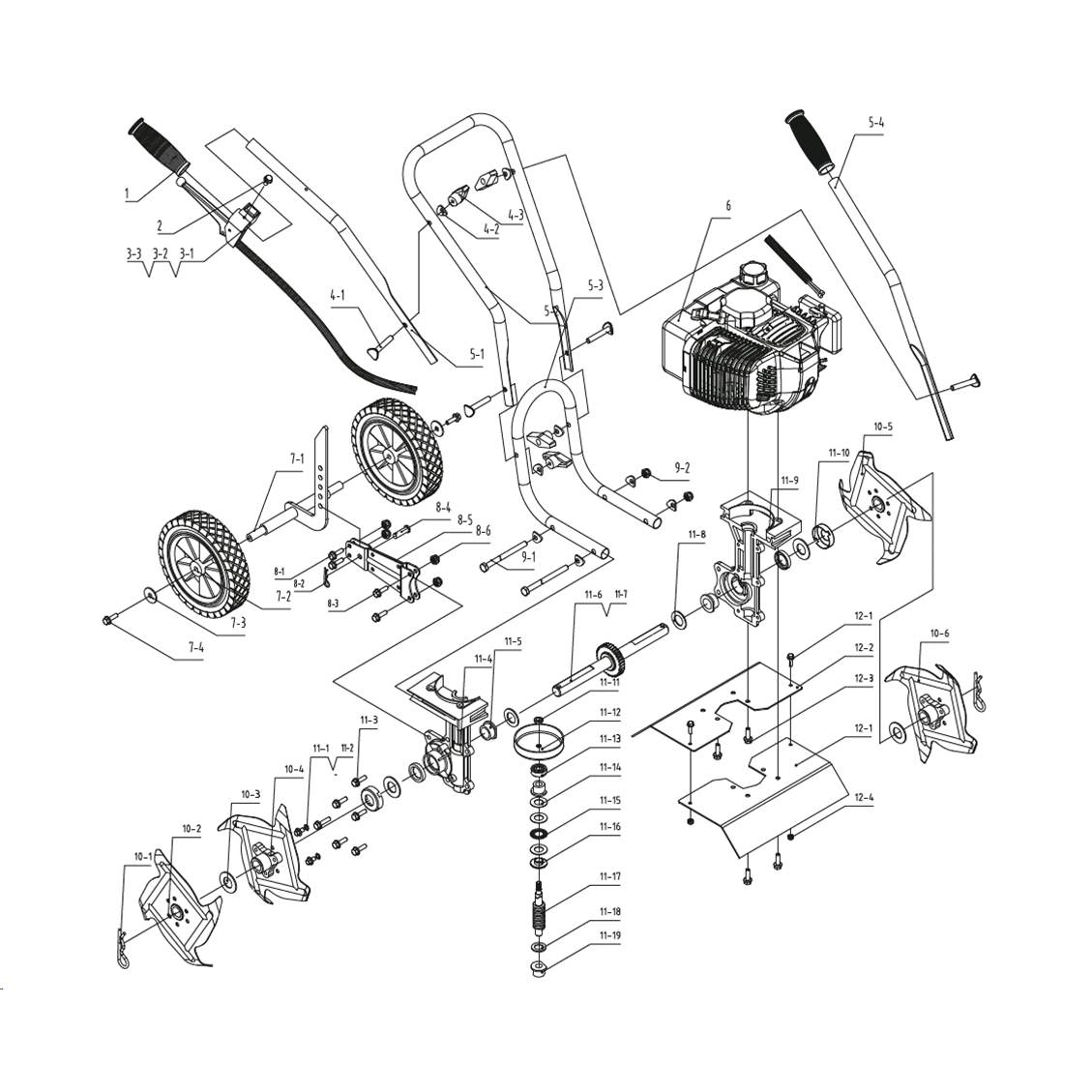 Культиватор бензиновый GK-100