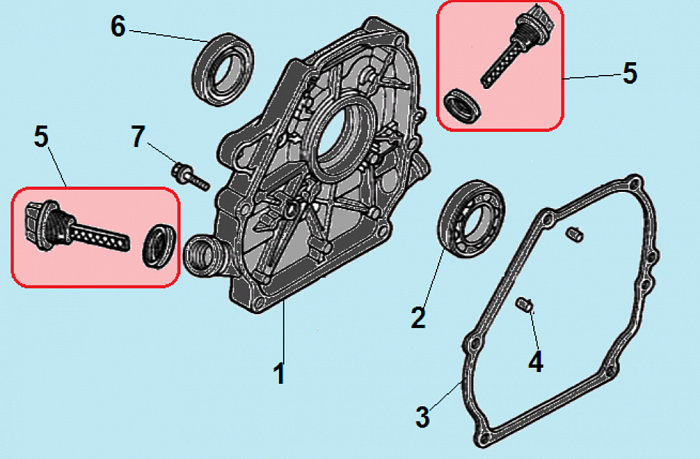6 КРЫШКА ВИБРОТРАМБОВКА CHAMPION TR72