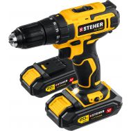 Дрель-шуруповерт, 2 АКБ (2 Ач), в кейсе CD-200-2